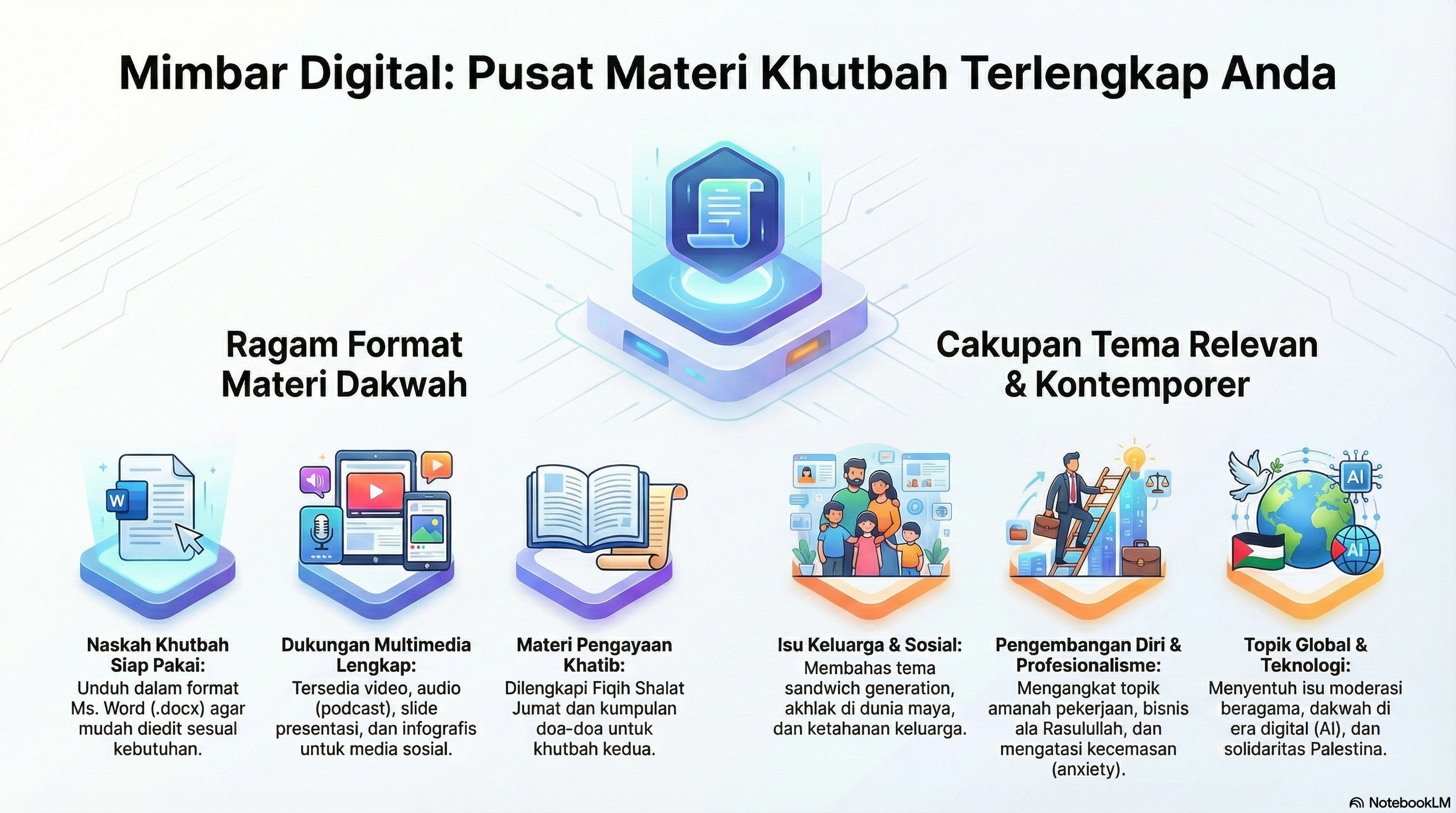 Infografis Materi Digital